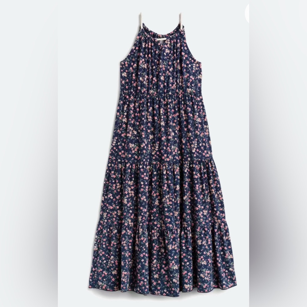 Rope Strap Brushed Maxi Dress Girls Sz 14